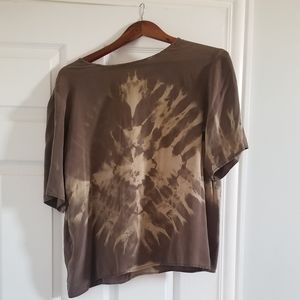 Shabori dyed silk top